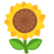 Sunflower emoji on Messenger
